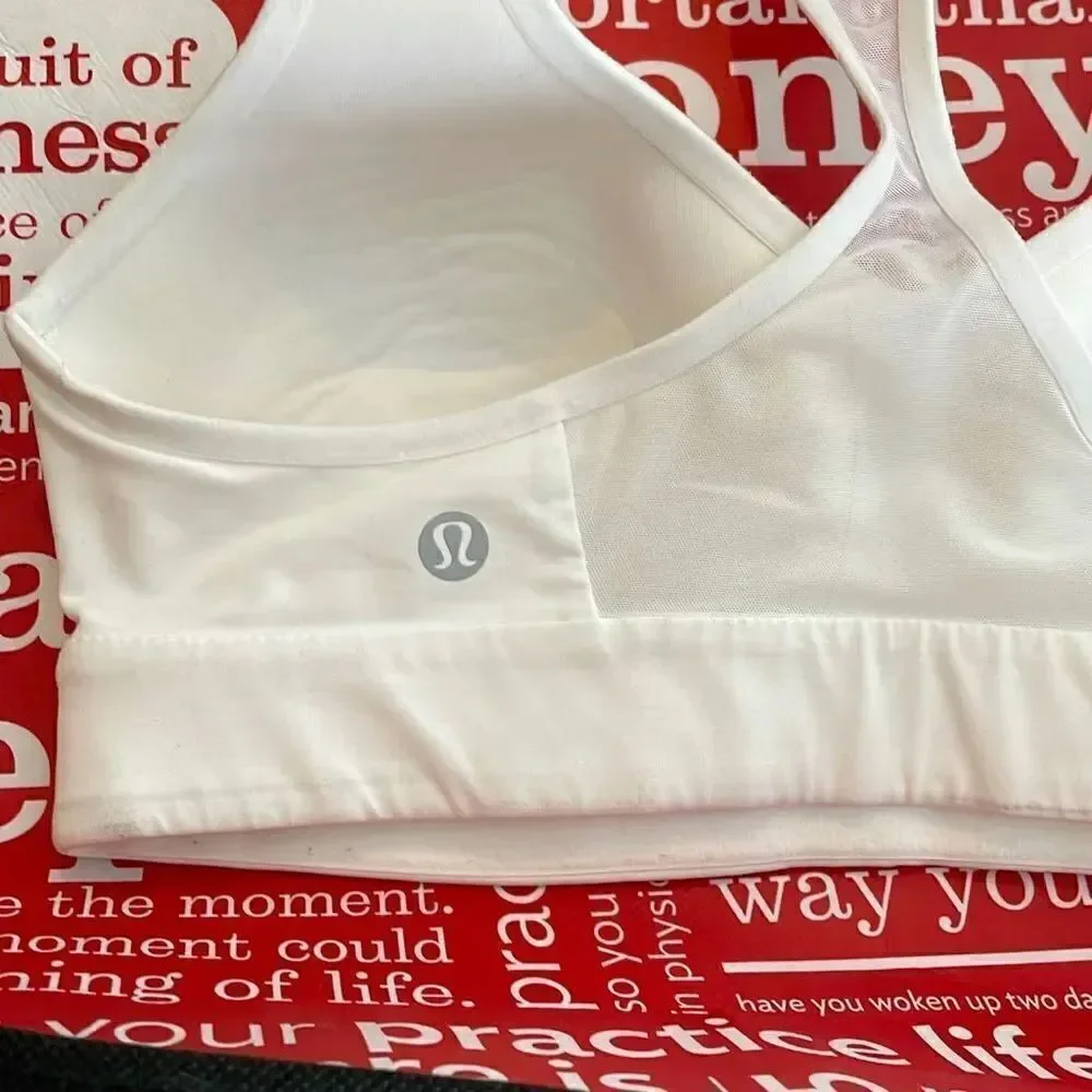 Lululemon Speed Up Bra High Support with Lululemon Shopping Bag